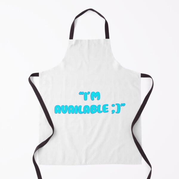 Item preview, “I’m Available ;]” in Ice Cold Blue designed and sold by StormBliss.