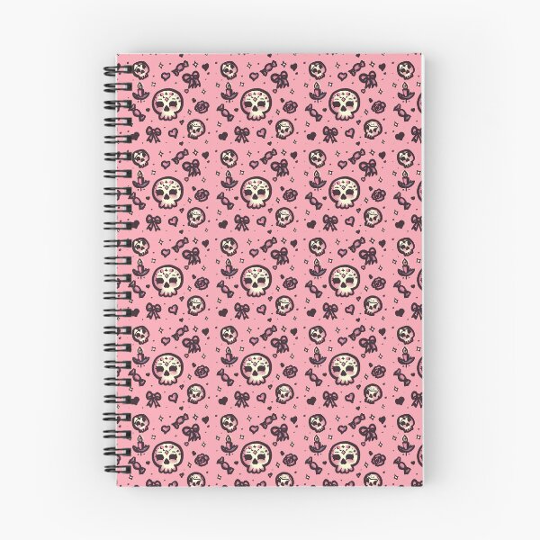 Item preview, Patrón de calavera de azúcar rosa pastel: un bonito diseño de caramelo gótico para un lazo de estilo gótico pastel y punk. designed and sold by DarkDesign69.