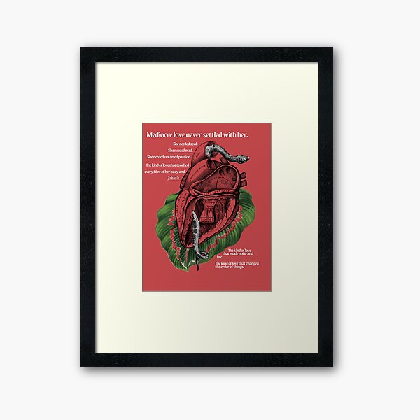 Item preview, On Love - art illustration with poetry designed and sold by The Poetryhood.