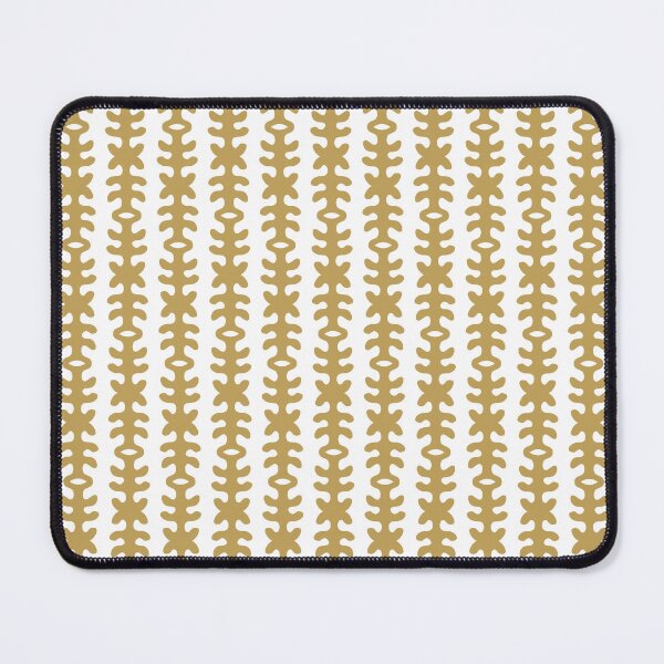 Item preview, Minimal Snake Marks Print 2 - White and Gold designed and sold by Daniel Bevis Design.