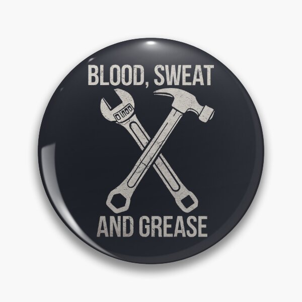 Item preview, Blood Sweat And Grease  designed and sold by CreepyCornerArt.