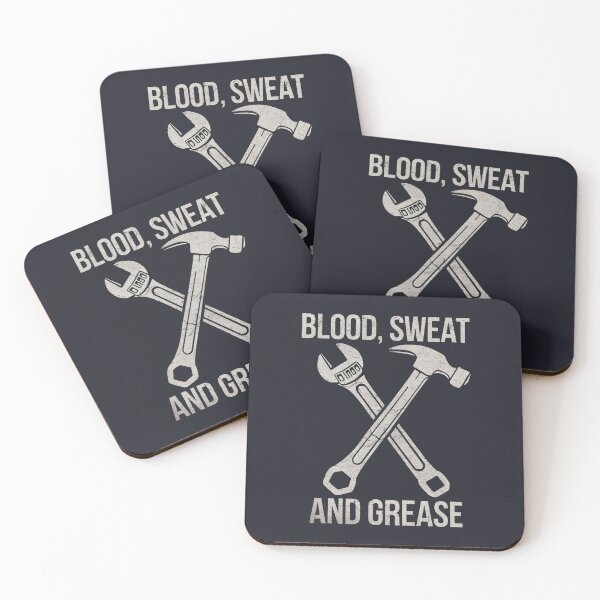 Item preview, Blood Sweat And Grease  designed and sold by CreepyCornerArt.