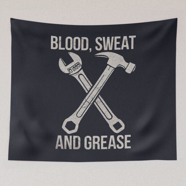 Item preview, Blood Sweat And Grease  designed and sold by CreepyCornerArt.