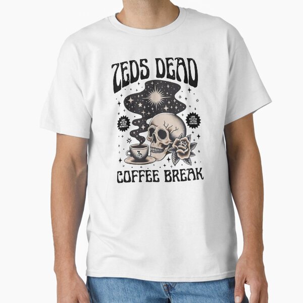 Artikel-Vorschau von Zeds Dead Coffee Break Retro Skeleton Cafe 2, designt und verkauft von inkygreenshop.