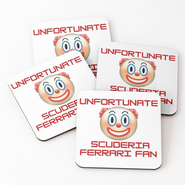 Item preview, unfortunate scuderia ferrari fan clown designed and sold by MAISONDEPODIUM.