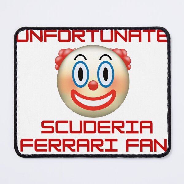 Item preview, unfortunate scuderia ferrari fan clown designed and sold by MAISONDEPODIUM.