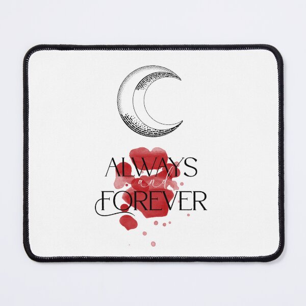 Item preview, The Originals Crescent Moon Quote Print | “Always and forever” | Dark Vampire Art designed and sold by Claque.