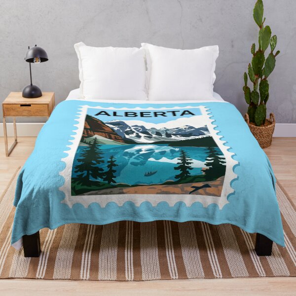 Item preview, Alberta Stamp-Style Sticker designed and sold by Artyx_Design.