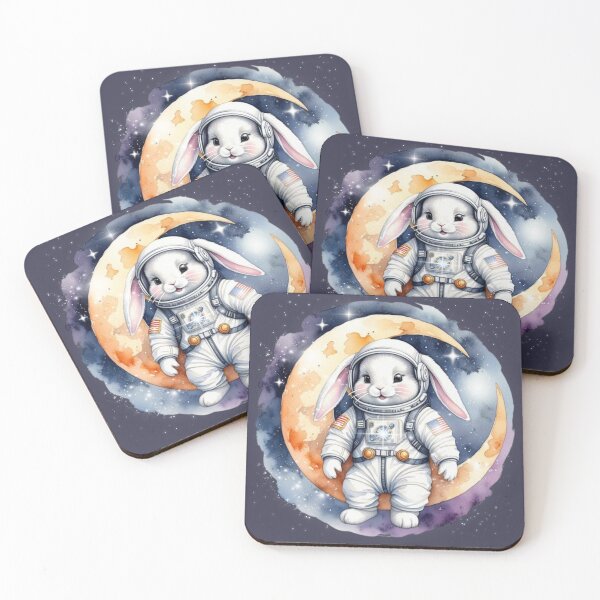 Item preview, Astronaut Bunny On The Moon designed and sold by Claustronautas.
