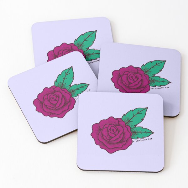 Item preview, Ecclesiastes 3:11 Pink Rose designed and sold by h2hstudios.