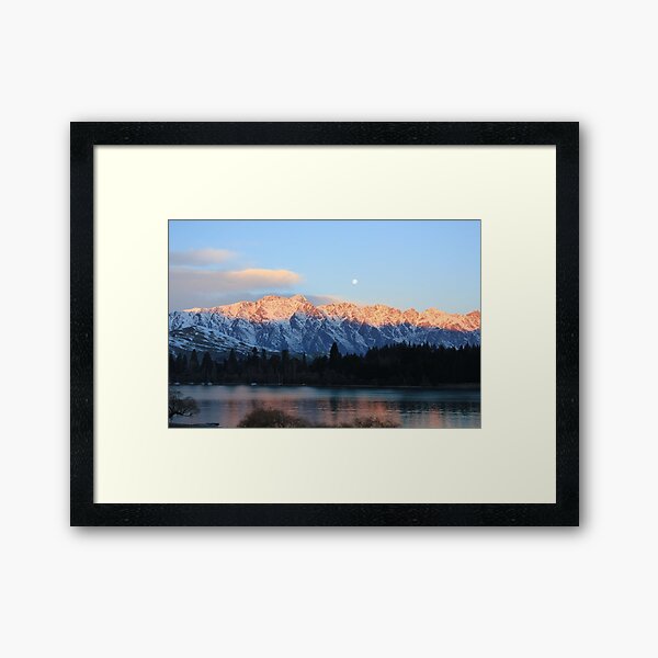 The Remarkable's Mountains Queenstown New Zealand Framed Art Print