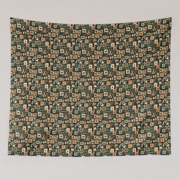 Item preview, Wild Atmosphere in Tribal Patterns designed and sold by MidArtForge.