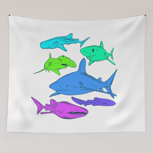 Item preview, Great Ocean Sharks designed and sold by AmbyArtist.