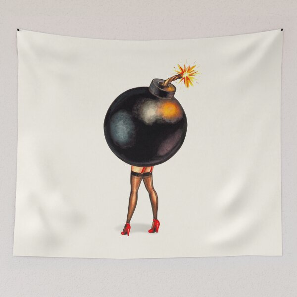 Item preview, Bomb Pin-Up designed and sold by Kelly  Gilleran.
