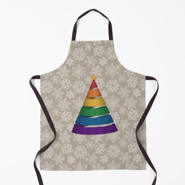 Item preview, Large Spiral LGBTQ Pride Rainbow Christmas Tree Vector designed and sold by LiveLoudGraphic.