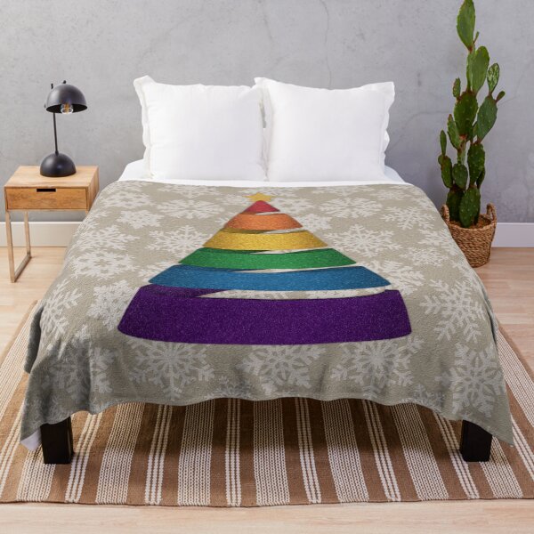 Item preview, Large Spiral LGBTQ Pride Rainbow Christmas Tree Vector designed and sold by LiveLoudGraphic.