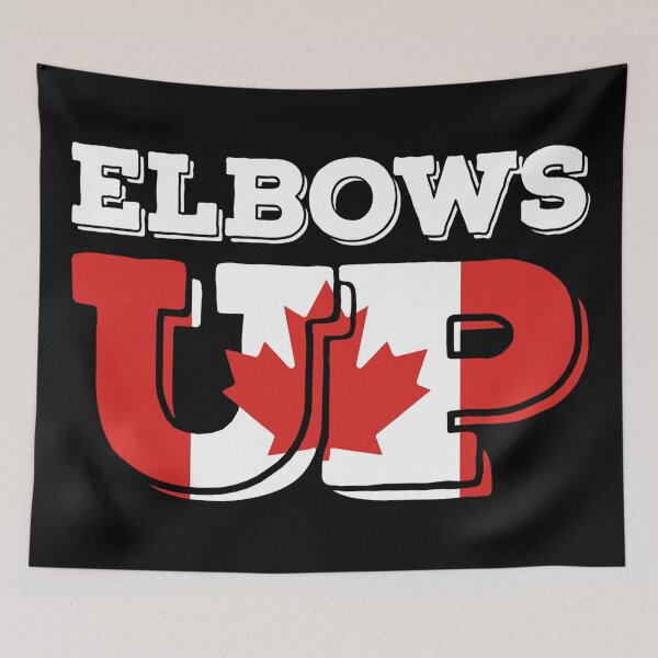 Item preview, Elbows Up Canada Patriotic Canadian Hockey Pride True North Strong and Free Proud Canadian Classic designed and sold by Eh Plus Designs.