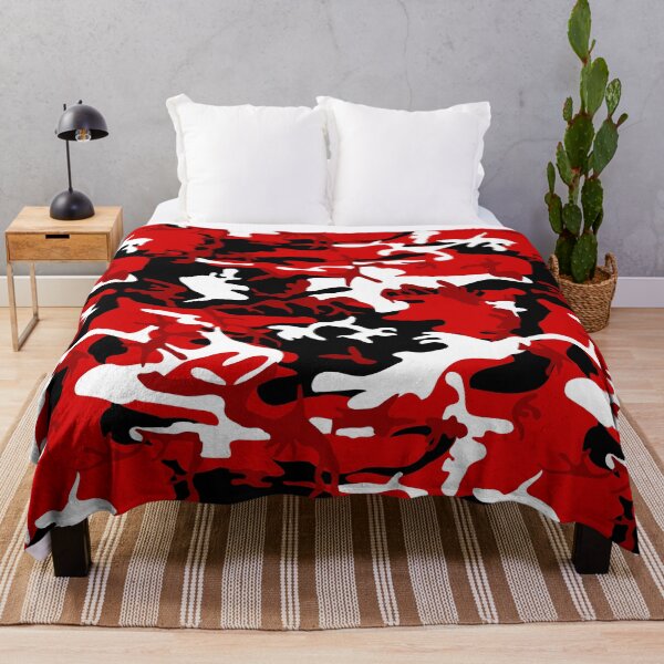 Item preview, red camouflage black white camo designed and sold by Gossip Rag.