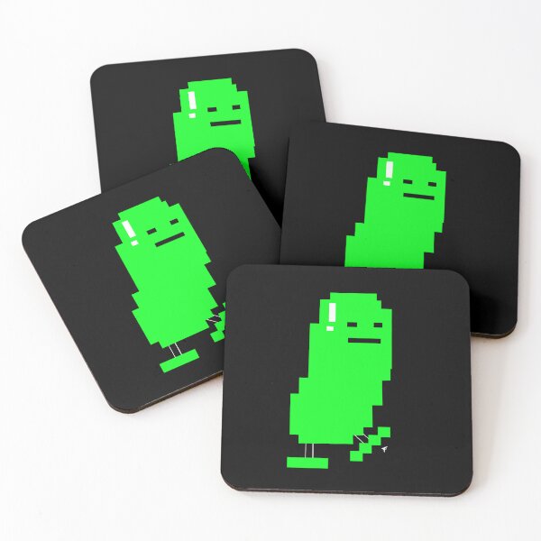 Item preview, Run! Pickle! Run! - Black Background  designed and sold by The Abysmall.