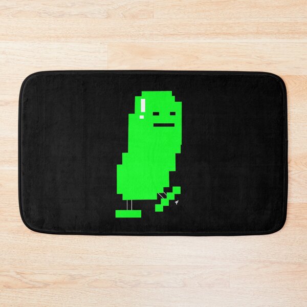 Item preview, Run! Pickle! Run! - Black Background designed and sold by The Abysmall.