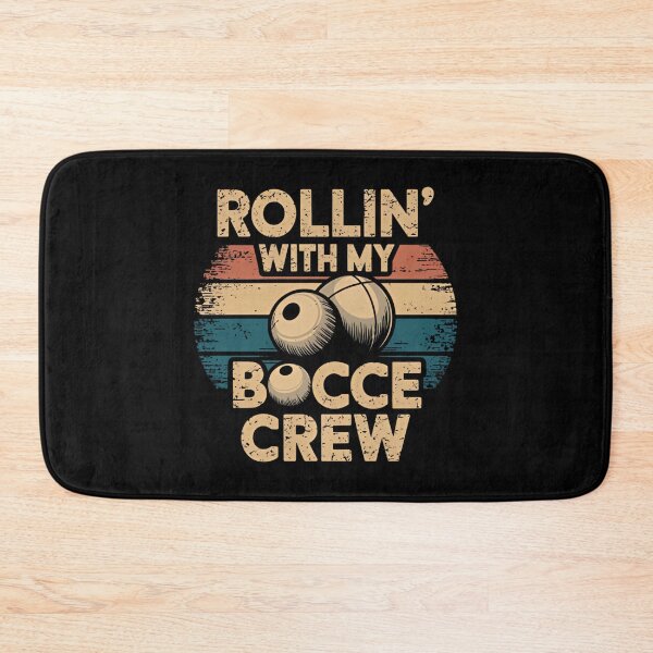 Item preview, Rollin' With My Bocce Crew Funny Retro Vintage Design  designed and sold by ArtFromBeyond.
