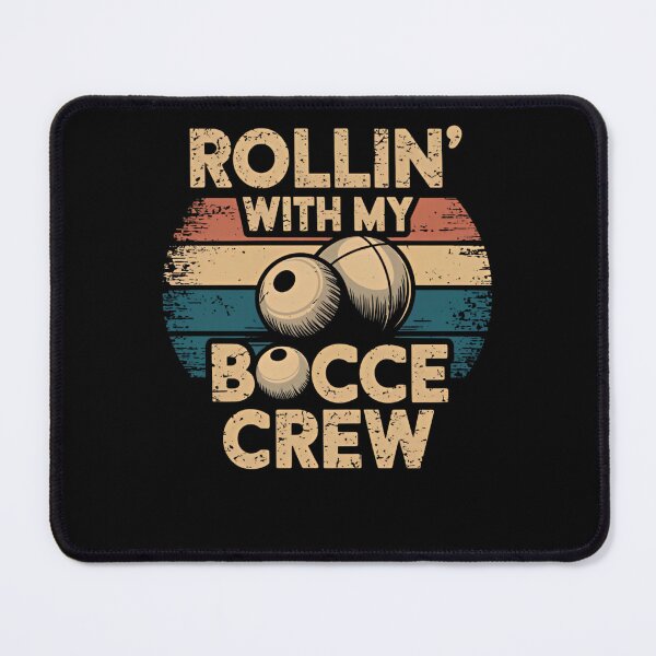 Item preview, Rollin' With My Bocce Crew Funny Retro Vintage Design  designed and sold by ArtFromBeyond.