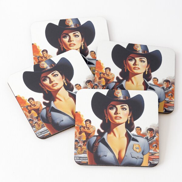 Item preview, Western Sheriff Woman designed and sold by PulpVintage.
