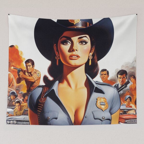 Item preview, Western Sheriff Woman designed and sold by PulpVintage.