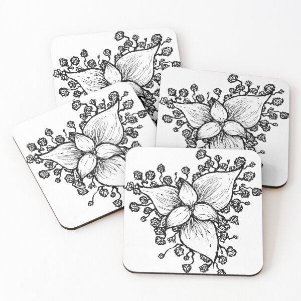 Item preview, Ink Flower designed and sold by LuntaNChaos.