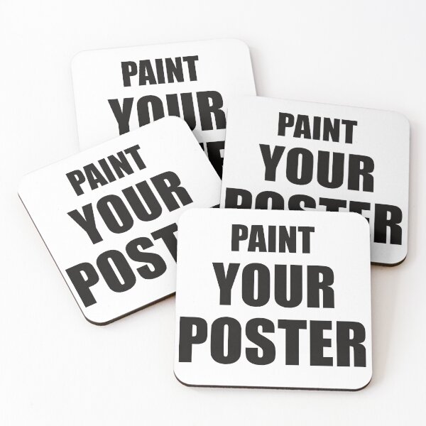 Item preview, Paint Your Poster designed and sold by PoliteAdjacent.