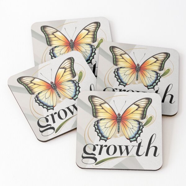 Item preview, Butterfly Growth - Inspirational Transformation Design designed and sold by AIKNOCKTECK.
