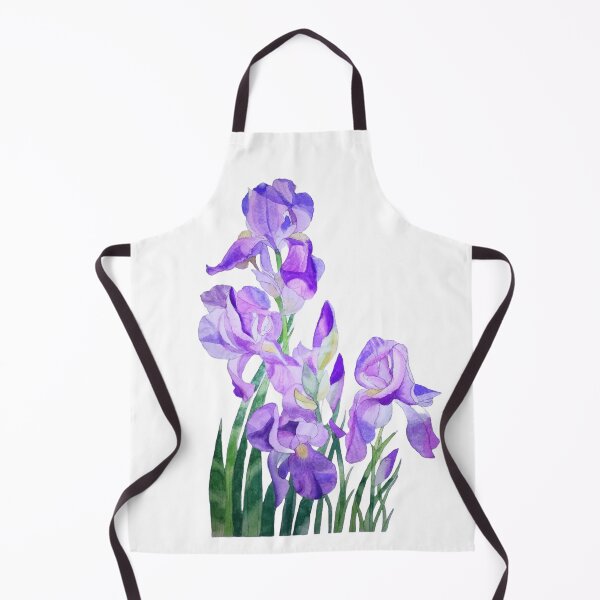 Item preview, Bright Watercolour purple irises. designed and sold by esvb.