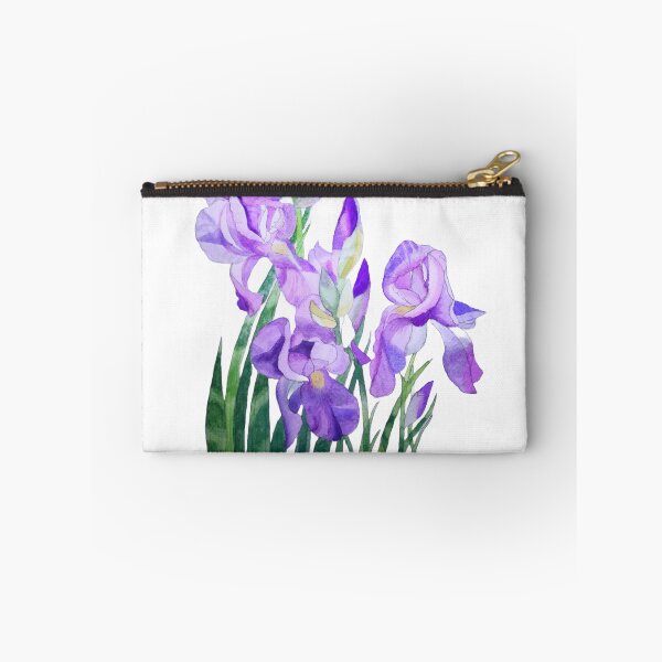 Item preview, Bright Watercolour purple irises.  designed and sold by esvb.