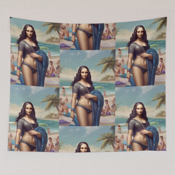 Item preview, Mona Lisa on holidays designed and sold by PhilDreams.