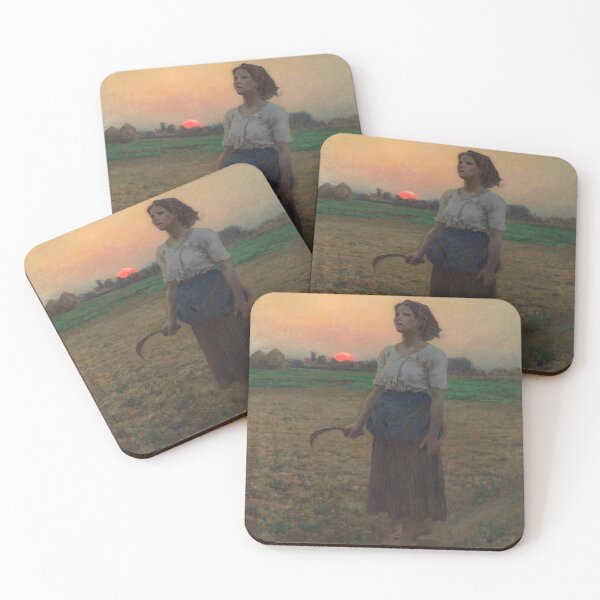 Item preview, The Song Of The Lark - Jules Breton - A lone peasant girl designed and sold by Mapsart-.