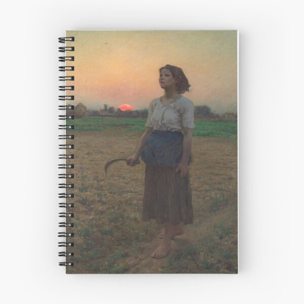 Item preview, The Song Of The Lark - Jules Breton - A lone peasant girl designed and sold by Mapsart-.