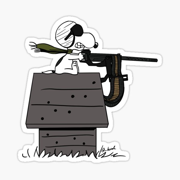 Item preview, Snoopy Gunner designed and sold by Rotorhead Designs.