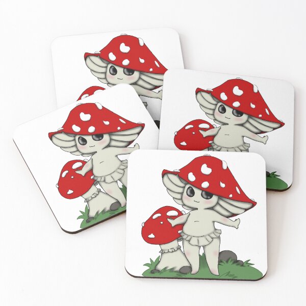 Item preview, Cute Mushroom Folk designed and sold by CatsToCrows.