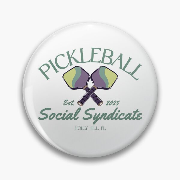 Item preview, Pickleball Social Syndicate Est 2025 Holly Hill, FL designed and sold by MoeTiff.