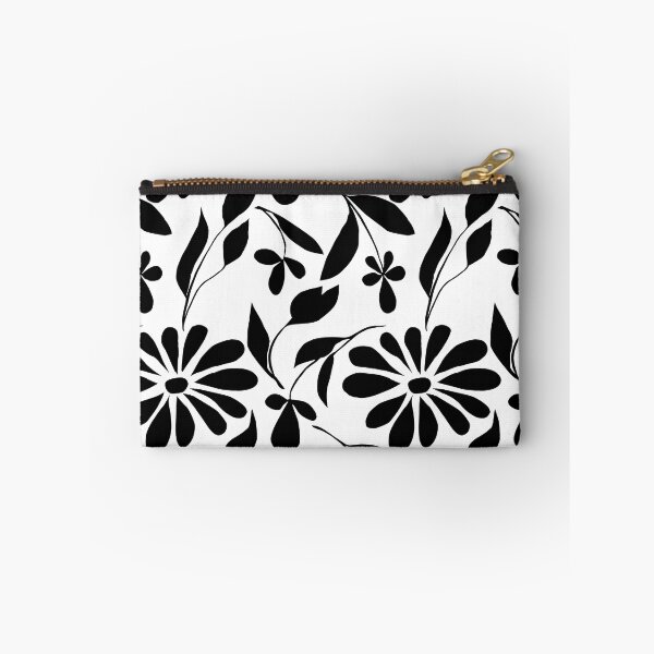 Item preview, Retro Floral Bloom - Black and White Pattern designed and sold by SvitlanaSolo.
