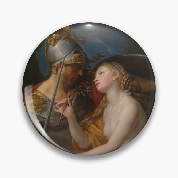 Item preview, Allegory of Peace and War - Pompeo Girolamo Batoni - The Warrior and the Maiden designed and sold by Mapsart-.