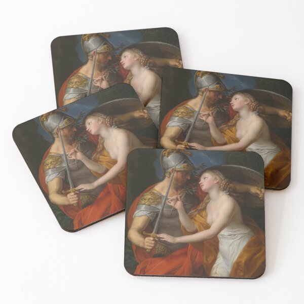Item preview, Allegory of Peace and War - Pompeo Girolamo Batoni - The Warrior and the Maiden designed and sold by Mapsart-.