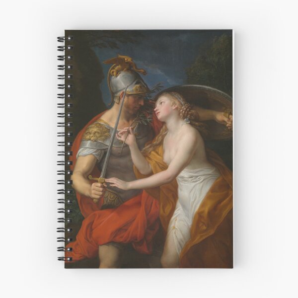 Item preview, Allegory of Peace and War - Pompeo Girolamo Batoni - The Warrior and the Maiden designed and sold by Mapsart-.