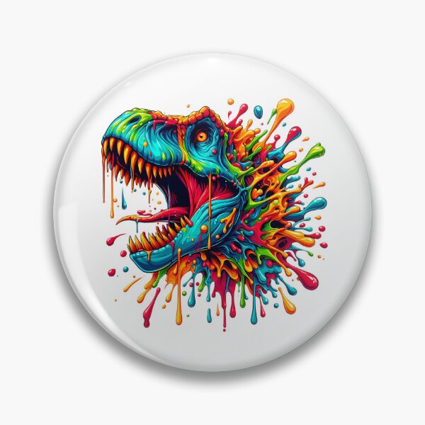 Item preview, Colorful Dinosaur Art Explosion designed and sold by StyleTee11.
