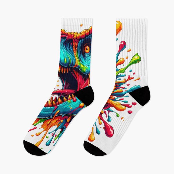 Item preview, Colorful Dinosaur Art Explosion designed and sold by StyleTee11.