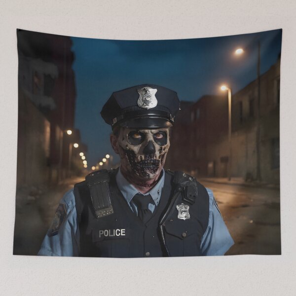 Item preview, Zombie Cop – Undead Law Enforcer of the Apocalypse designed and sold by PrometheusStyle.