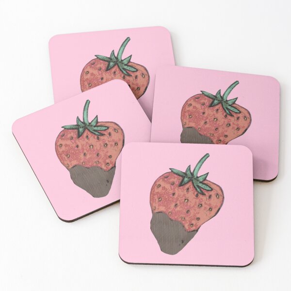Item preview, Chocolate-Covered Strawberry 2 – Felt-Tip Sticker Design designed and sold by Vision Illustrated.