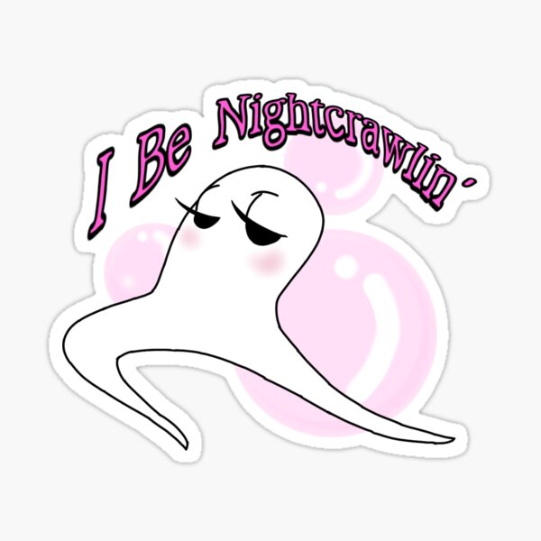 Item preview, I Be Nightcrawlin' designed and sold by CatsToCrows.