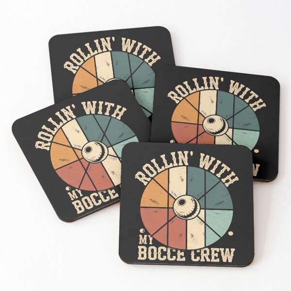 Item preview, Rollin' With My Bocce Crew Funny Retro Vintage Design  designed and sold by ArtFromBeyond.
