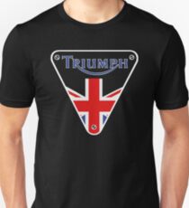 Triumph Motorrad Großbritannien Symbol Unisex T-Shirt